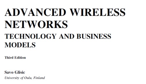 Product picture Advanced Wireless Networks Technology and Business Models 3r